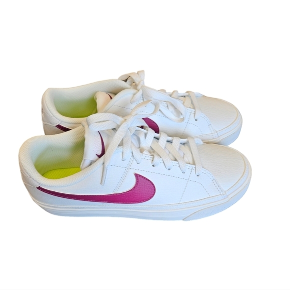 Nike Court Legacy Trainers Sneakers in White NEW Womens - Picture 2 of 10